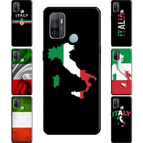 Italy Flag Case For OPPO A52 A72 A92 A15 A83 A91 A3S A5S Reno 4 Pro Z 2Z A31 A53 A9 A5 2020 Coque
