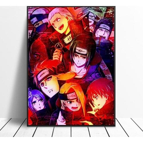 Akatsuki Canvas Painting Art Print Poster Picture Wall Modern Minimalist Bedroom Living Room Decoration