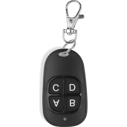 Kebidumei 4 keys Switch Remote Controller For Garage Door Gate Light 433Mhz Duplicator Copy Code Clone Scanner Remote Control