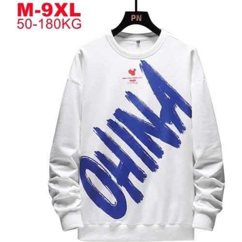 Plus Size 9xl 8xl 7xl 6xl 5xl Sweatshirts Men Chinese Streetwear Pullover Male Hoody Mens Casual Oversized Hoodies For 180kg