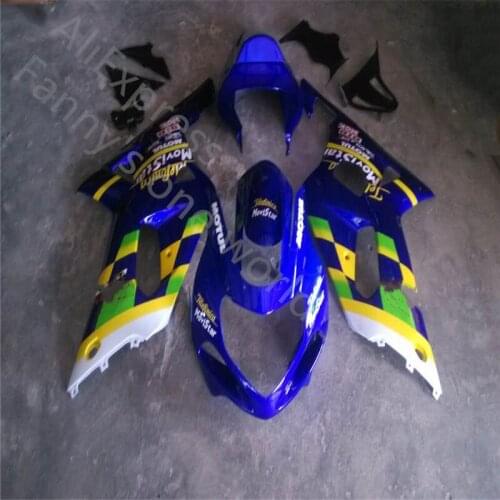 Custom fairings kit for Suzuki K1 GSXR750 2001 2002 2003 GSXR600 01-03 GSXR 600 750 multicolour fairing body