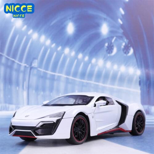 Nicce 1:24 Lykan Hypersport Alloy Car Model Diecasts & Toy Vehicles Toy Car Metal Collection Toy Kid Toys for Children Kids Gift