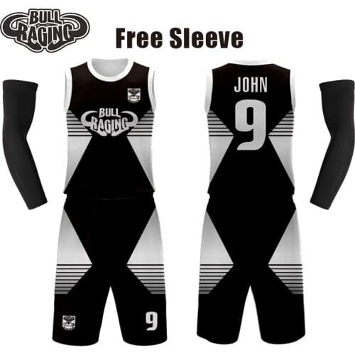 Latest basketball black jersey design sulimation printing coloful basketball short and shirts