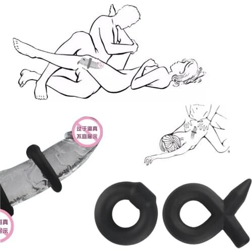 Silicone Penis Ring Stretchy Longer Harder Stronger Erection Cock Ring Erection Enhancing SexToy For Man Or Couples Semen Lock