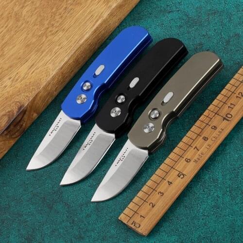 2021CM tactical folding knife, aluminum blade, pocket hunting, camping, outdoor survival, kitchen, EDC tool, 154