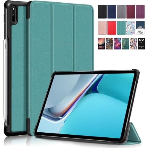 Slim Case For Huawei MatePad 11 2021 DBY-W09 DBY-L09 10.95" Magnetic Folding Stand PU leather Cover