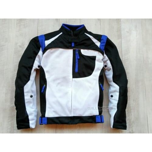Street Moto Textile Summer Mesh Jacket For Yamaha Motorcycle Motorbike Scooter Riding Motocross Jackets With Protector