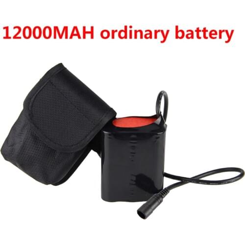 Universal Type Cycling Lamp Power Supply 8.4v 12000mAh Battery Pack for Bicycle Light