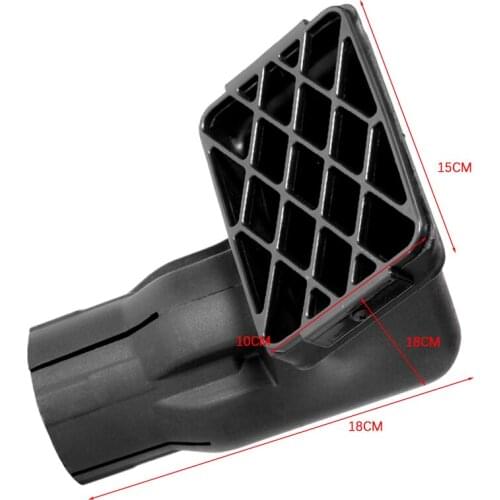Black Car Air Intake Ram Fit Off Road Replacement Mudding Snorkel Head Air Intake Ram Head For SUV Car