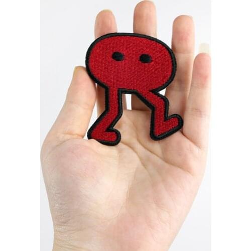 Pikuniku Embroidered Patch Applique Cute Cartoon Pathes Jeans Iron on for Clothing DIY Sewing Embroidery