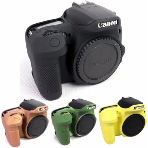 High Quality Soft Silicone Rubber Camera Protective Body Cover Case For Canon 77D Silicone Camera Bag Lens Bag Soft Neoprene