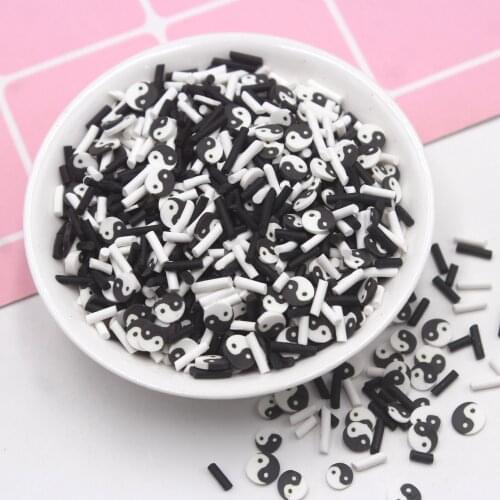 100g/Lot 7mm Polymer Clay Candy Sprinkles Mixed Gossip Slices Soft Pottery for DIY Crafts Accessories