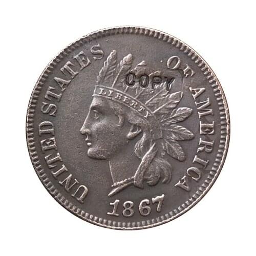 1867 Indian head cents coin copy