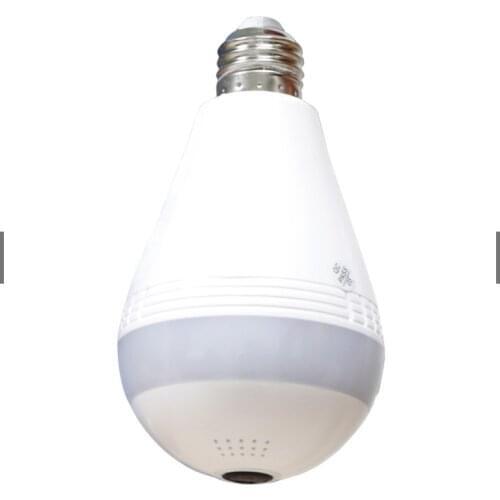 2Mp Lamp led Light Bulb Wireless Camera CCTV 3D 360° Panoramic FishEye Smart Home Security Camera