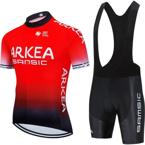 2020 ARKEA Cycling jersey Set Summer Bicycle Clothing Maillot Ropa Ciclismo MTB Bike Clothes Sportswear Suit Cycling