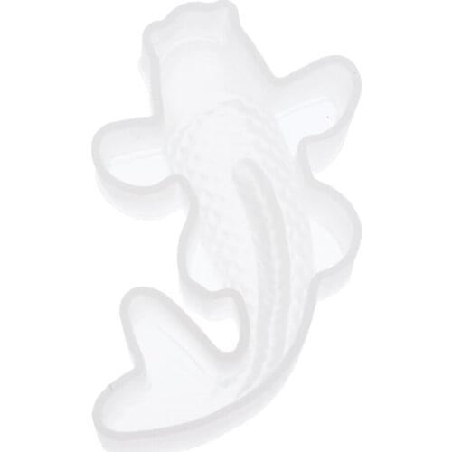 3D Koi Fish Lucky Ornaments Resin Casting Moulds For Home Pendants