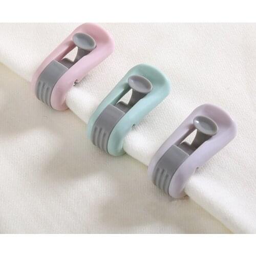 4Pcs/Set Non-slip Bed Sheet Clip Safe Duvet Quilt Blanket Curtain Fixing Clip Slip-Resistant Coverlet Holders Gripper Coverlet