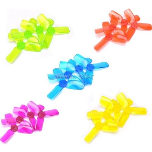 8pairs 2030 3 blades 2inch 2x3x3 2" Clear Propeller CW / CCW for 1104 4100KV motor MM80 80mm FPV Indoor mini Racing Quadcopter