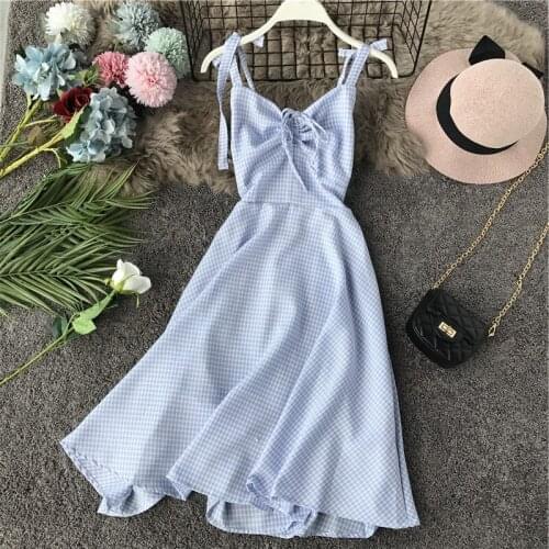 Модные платья в клетку ALIYSWINT China At AliExpress