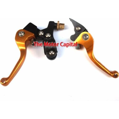 Aluminum Folding ASV 1st Universal Brake Clutch Levers 22mm gold for SDG YCF SSR CRF XR KLX Pit Dirt Bike Motorcycle Motocross