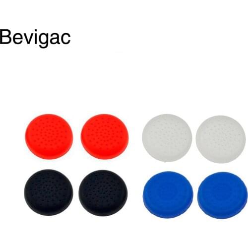 Bevigac 8PCS Controller Thumb Stick Grips Cap Cover For Sony Play Station PlayStation PS 4 3 2 PS4 PS3 PS2 Console Accessory