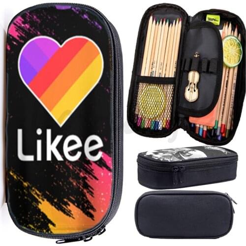 Likee Video APP pen Bag Children Boys Girls like Likee pencil case Likee new cute high quality kids pencil bag for students girl