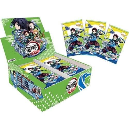 Demon Slaye Card SP LR Diamond Rare Katanji Lang Dumen You Beans Letters Games Children Anime Collection Kids Gift Playing Toy