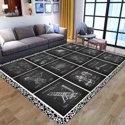 Child Gamer Area Rugs Indoor Outdoor Non-Slip Floor Mats Flannel Home Runner Large Carpets for living room Bedroom Kids Play Rug