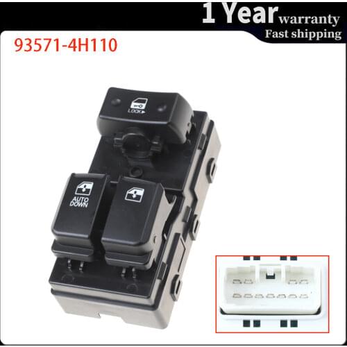 Electric Window Lifter Regulator Control Switch Console For Hyundai H1 Starex i800 Grand iMax 2007-2016 93571-4H110 935714H110