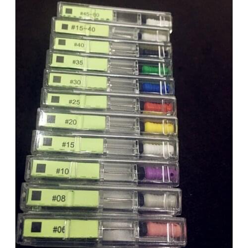 11 Packs Mixd Dental K-files Stainless Steel Root Canal Endo Files Endodontic Hand Use K-file 21/25/31mm