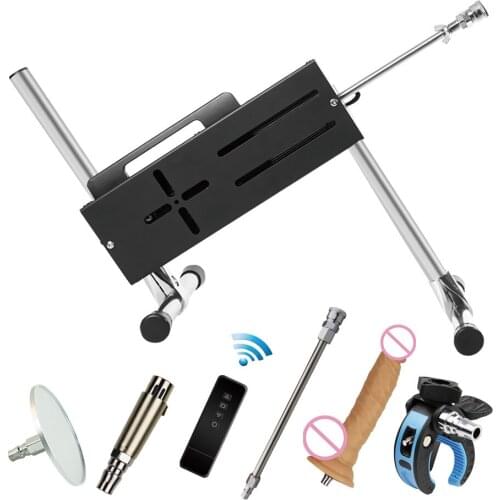 FREDORCH Super silent stable Sex Machine Gun Automatic Masturbation Love Machines Stronger Vibrator U-Lock Dildo Woman sex love