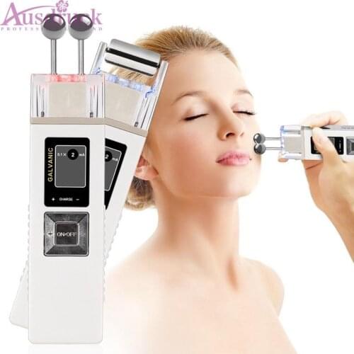Galvanic Microcurrent Bio Skin Firming Tightening Iontophoresi body spa Facial Anti-aging Massager Skin Lift ion Beautydevice
