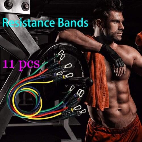 Resistance Band Set Training Exercise Elastic Band Fitness Yoga Tube Pull Rope Rubber Expander Home Gym Fitness Equipment Sports