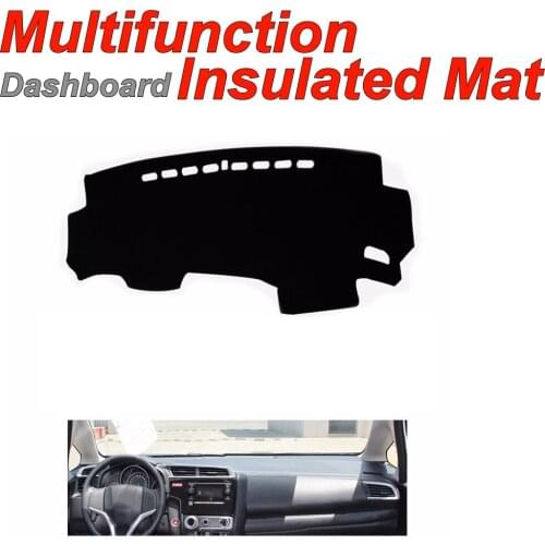 Dashboard Mat Original Factory Shape pad Protection Cover Carpet Dashmat Special Model For HONDA Jazz Fit GK5 2013~2016