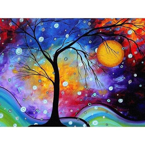 Full Square/round Diamond 5D DIY Diamond Painting Abstract tree Embroidery Cross Stitch Rhinestone Mosaic Home Decor