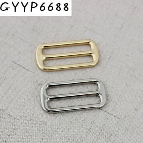 10pcs 50pcs 38mm High quality Welded Belt Strap buckle Handbag webbing adjusted buckle Alloy Thicken Slider Loop buckle