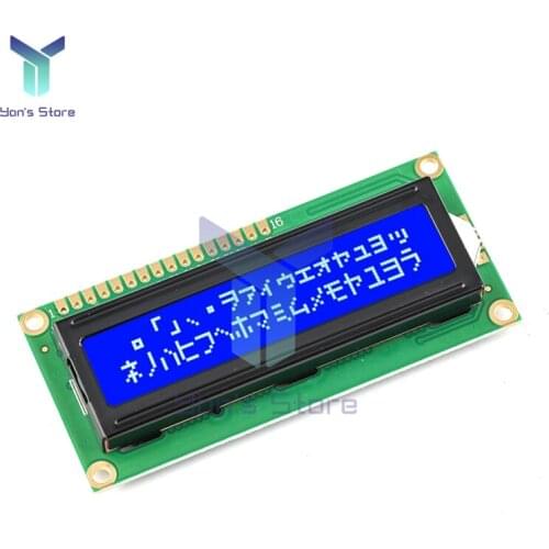 Blue/Yellow Display LCD Screen IIC/I2C/TWI/SPI Serial Interface 1602 16X2 Character LCD Backlight Module LCD-1602 5V For Arduino