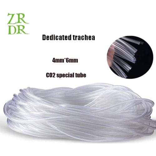 ZRDR Aquarium CO2 dedicated tube high pressure resistant trachea, non-toxic and odorless air tube,oxygen dedicated tube 4 * 6mm