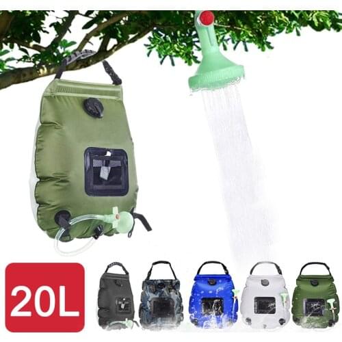 Camping Shower Bathing Bag Solar Energy Water Bag 20L Outdoor Camping Travelling Parts for AOTU AT6628 bain de soleil extérieur