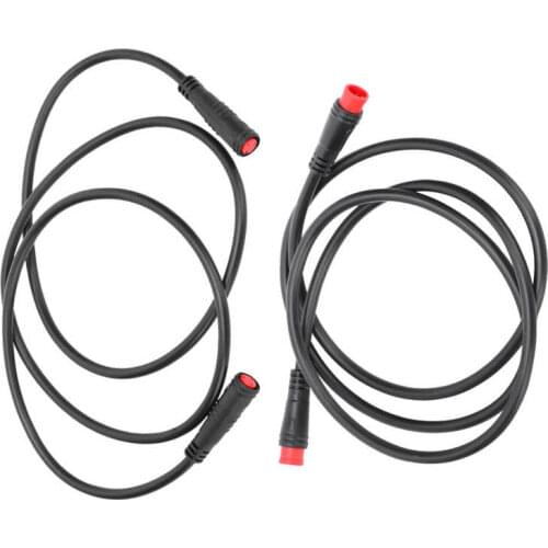 Electric Bicycle Motor Connector Extension Cable E-bike Lithium Battery Modification 2-Core Waterproof Adapter