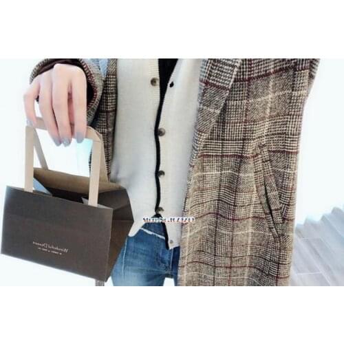 Coffee packing Handbag Kraft paper bag ,Bronzing Cake Gift Bag,Chocolate Muffin Biscuits Box for Cookie drinking Packing 100pcs