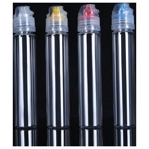 1PC Kitchen Transparent Plastic Squeeze Bottle Condiment Dispenser For Salad Sauce Ketchup Honey Container OK 0852