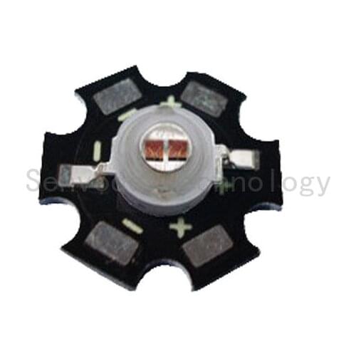 100X Factory supply 5W 600-605nm orange high power led light beads with 20mm aluminum PCB free shipping