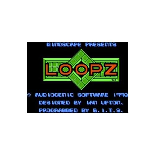 Loopz Region Free 60 Pin 8Bit Game Card For Subor Game Players