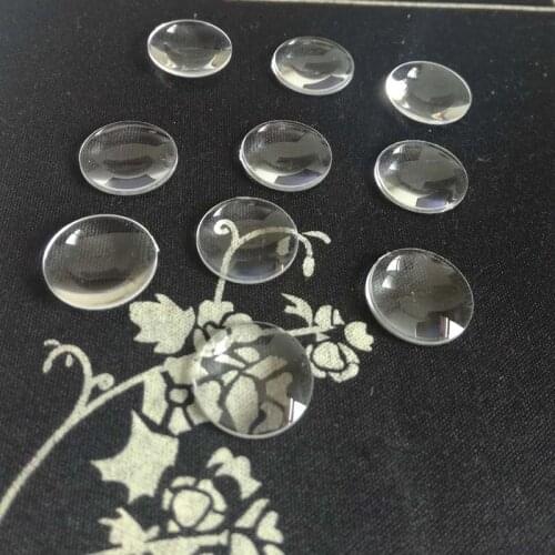 5PCS 19 20 25mm Plano Convex Lens Optical Glass Adjustable Focus LED Spotlights Car Lights Focus Flashlights Floodlights Sensors