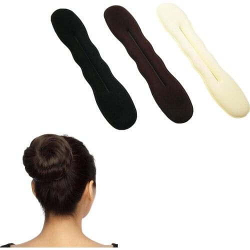 DIY Hair Accessories Volume Up Braiders Head Band Magic Styling Wig Bun Maker Hair Stick Twist Curler Sponge Clip Foam Donuts