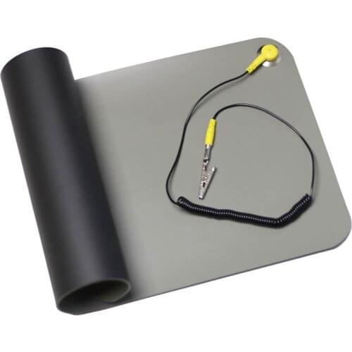 Anti-Static Mat+Ground Wire for Mobile Computer Repair Antistatic Blanket,ESD Mat