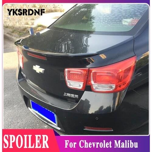 Auto ABS Plastic Unpainted Primer Color Rear Trunk Boot Wing Rear Lip Spoiler For Chevrolet Malibu Spoiler 2009-2015-2018