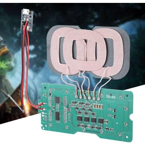 SOONHUA Wireless Charging Module DIY QI Standard 3 Coil Wireless Charging Transmitter Modules Circuit Board Coil Charger
