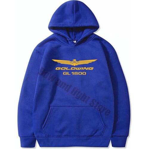 Brand Mens Hoodies Personalise Goldwing GL1800 Homme Moto Women Sweatshirt Hoody Tops S M XL XXL XXXL